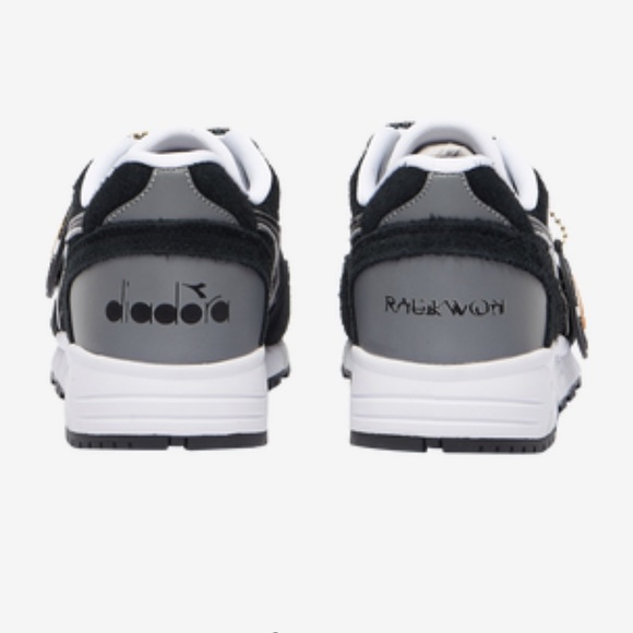 Diadora N9002 Men's Black/Multi Running shoes Men Size 8 - Picture 3 of 7